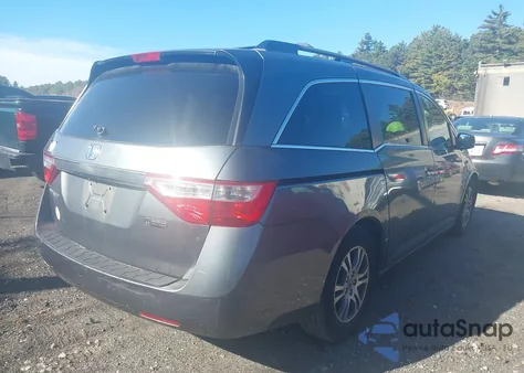 2011 Honda Odyssey Ex-L from USA, damaged, VIN 5FNRL5H6XBB034732